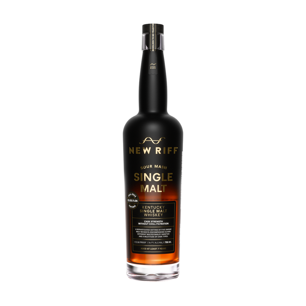 New Riff Kentucky Sour Mash Single Malt Whiskey
